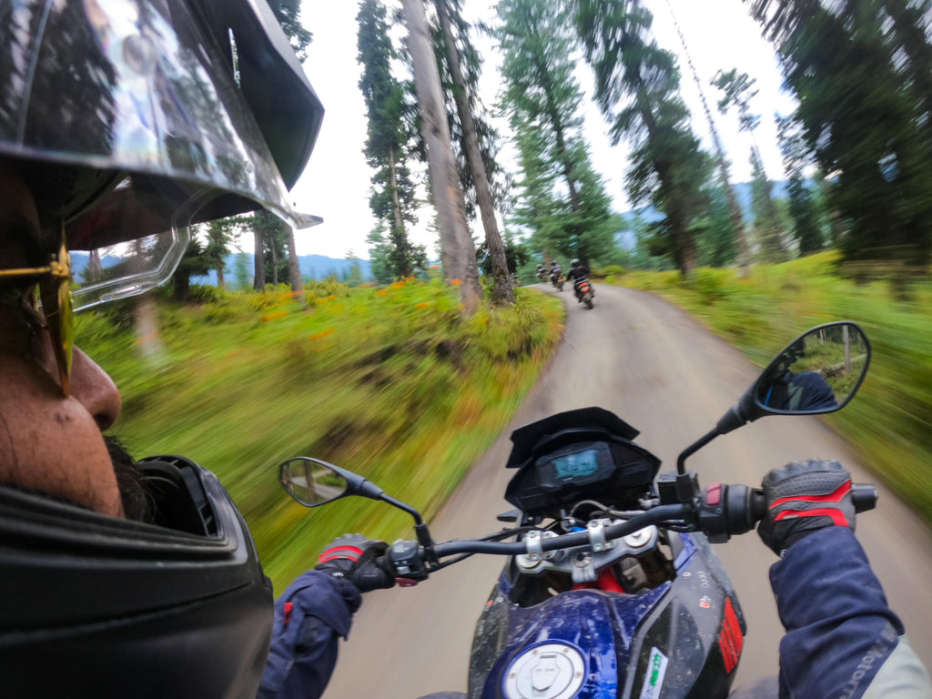 Vir Nakai, Riding through the Himalayas.